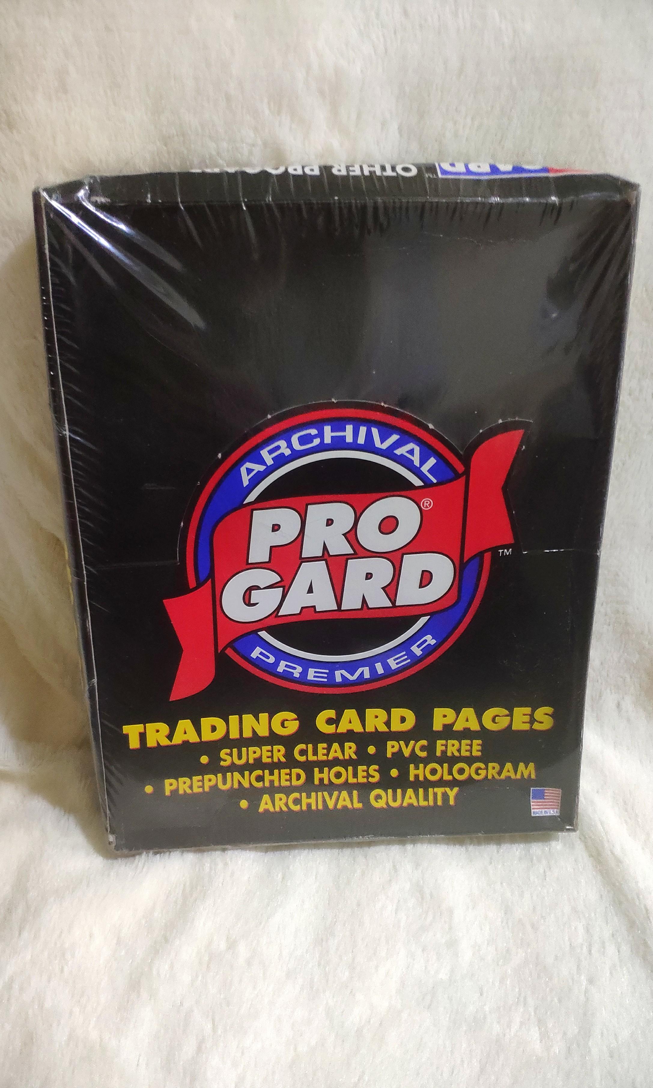 Archival Pro Gard Trading Card Pages (Category: Trading Cards Accessories) located in Quezon City. Submitted by anamac08 (Listing ID 256510302, Image 1). Description: 250 9- pocket trading card pages. Perfect for storing Magic cards and other trading cards. Still sealed. Message me for inquiries!.