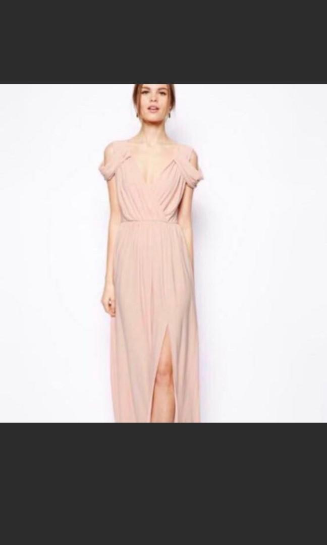 asos bridesmaid dresses blush