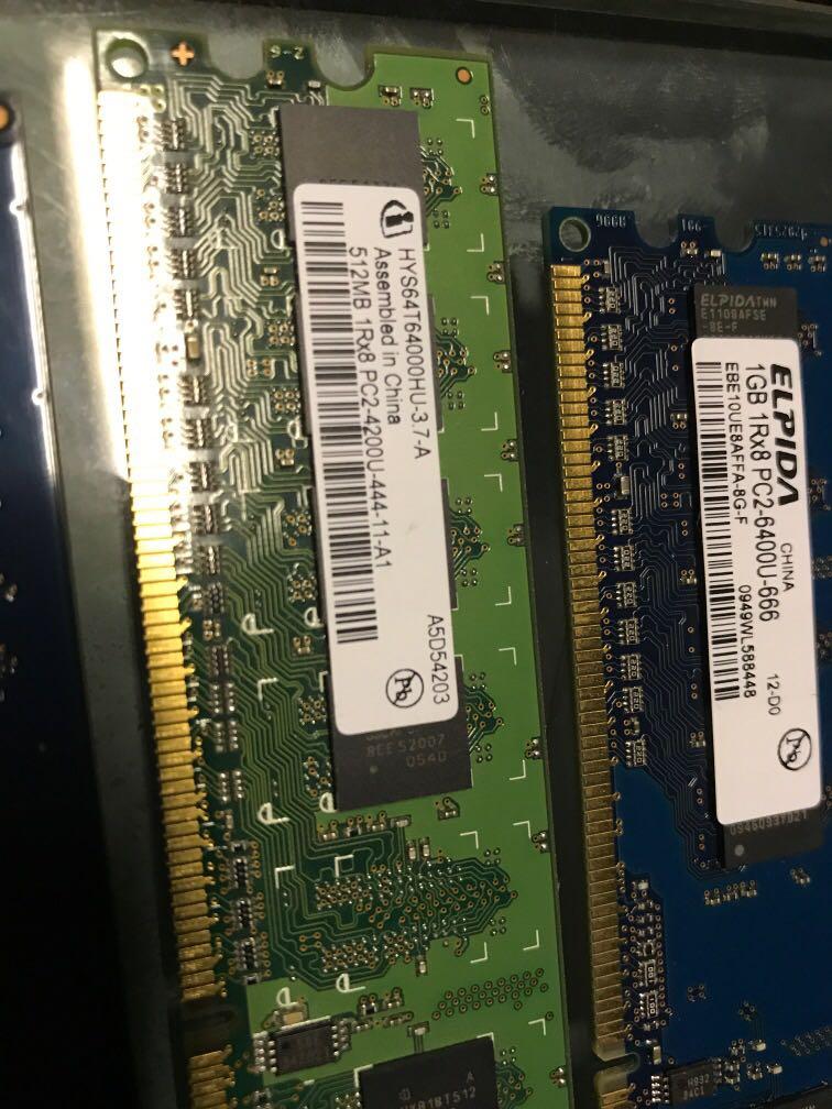 Assorted Computer RAM, Computers & Tech, Parts & Accessories, Computer ...