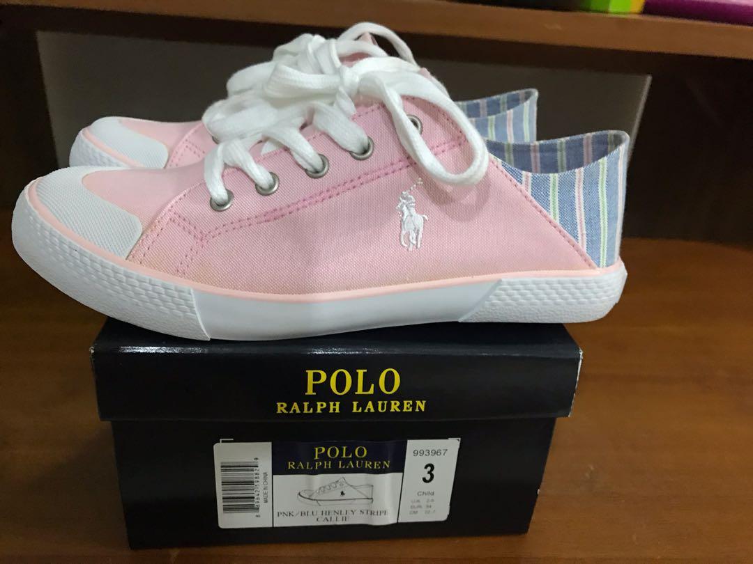 Authentic Polo Ralph Lauren Girls Shoes 