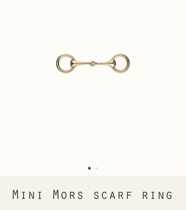 Mini Mors twilly ring