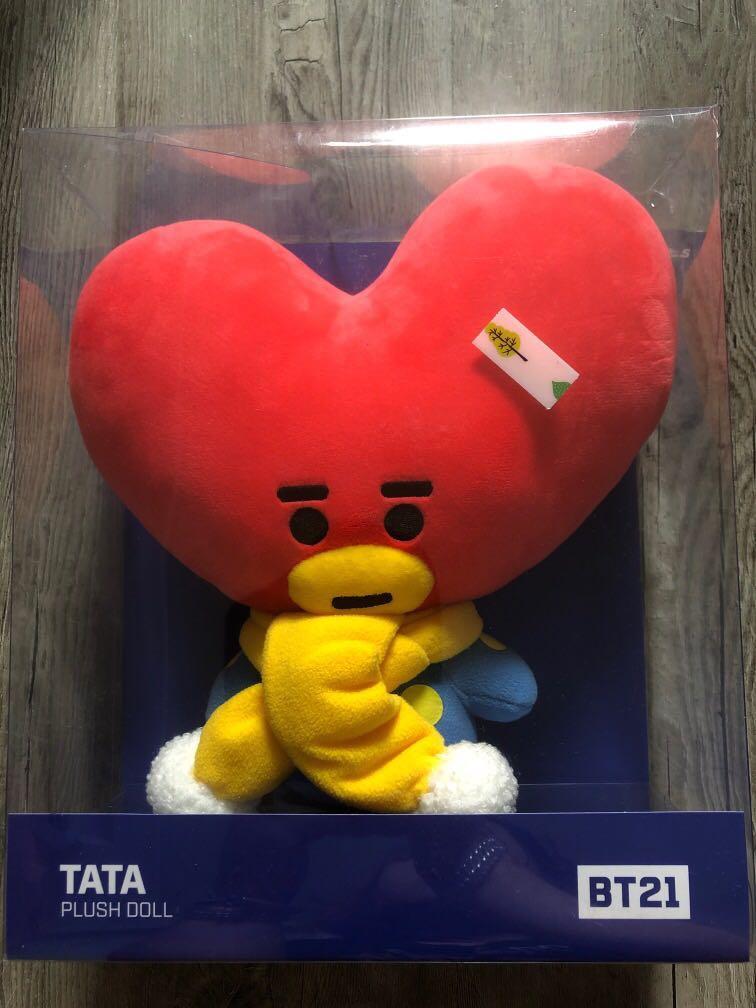 Bt21 2018 Christmas Tata Standing Doll Entertainment K Wave On Carousell Christmas bt21 plushies for sale on my etsy! carousell