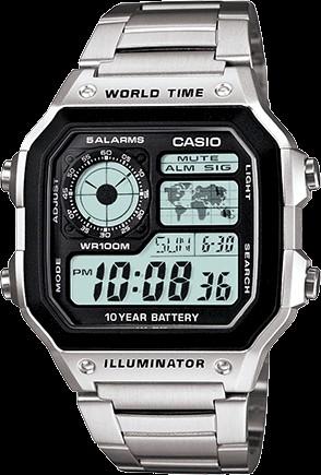 Casio multi time zone watch sale