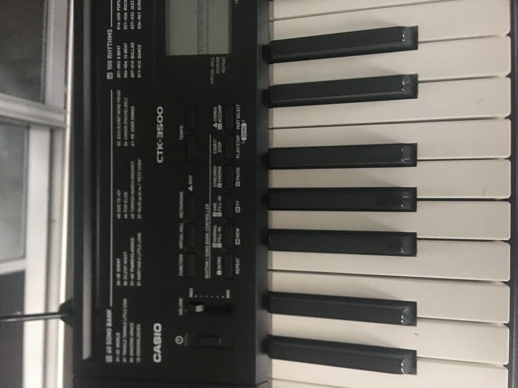 Casio CTK 3500 61 key Keyboard Hobbies Toys Music Media