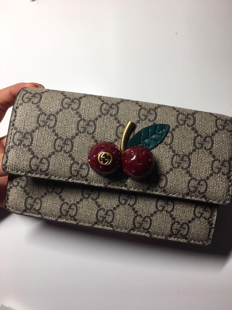 Supreme Cherry Gucci Sling Clutch bag