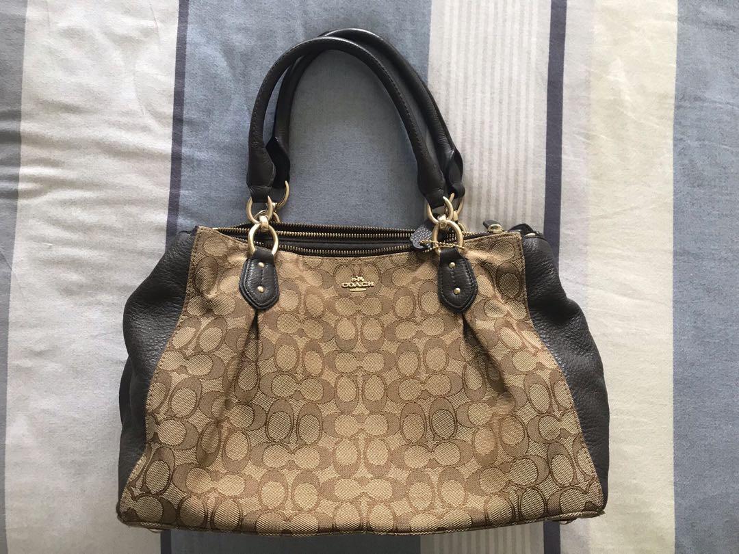 Used coach hand bags clearance