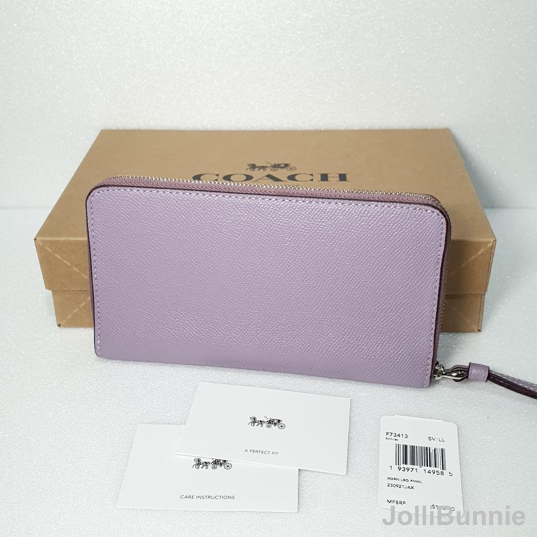 Purple online coach wallets