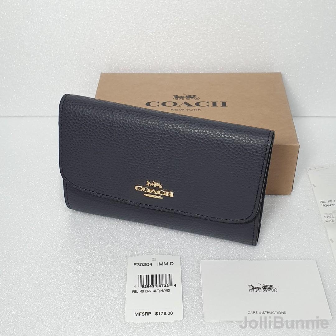 Coach best sale wallet envelope