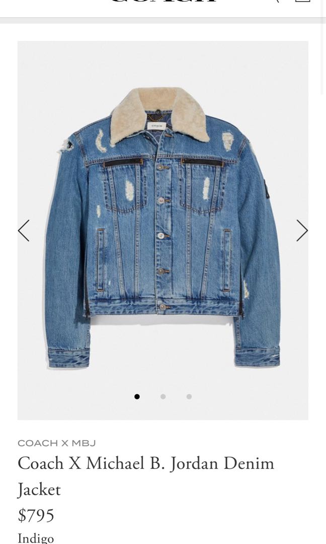 Michael b outlet jordan denim jacket