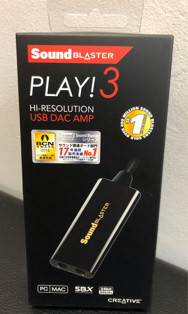Sound Blaster Play Plug And Play No Drivers Required Upgrade To 24 Bit 96khz Playback 3 External Usb Sound Adapter For Windows And Mac Talkingbread Co Il