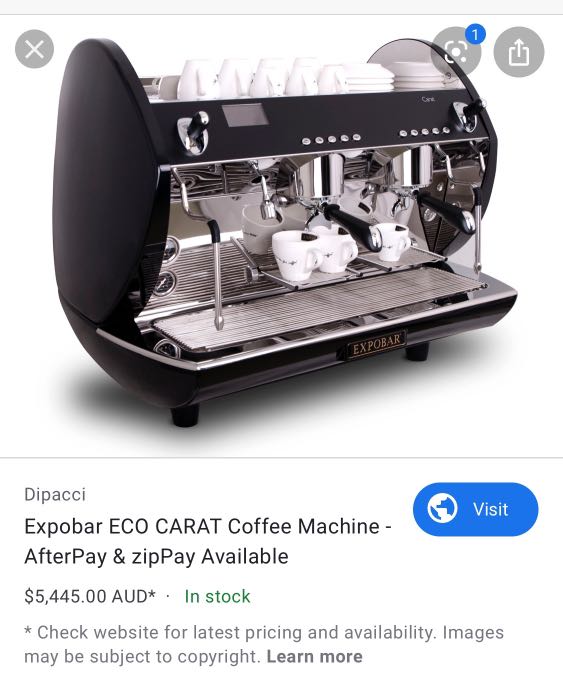 Expobar ECO carat coffee machine (cafe 