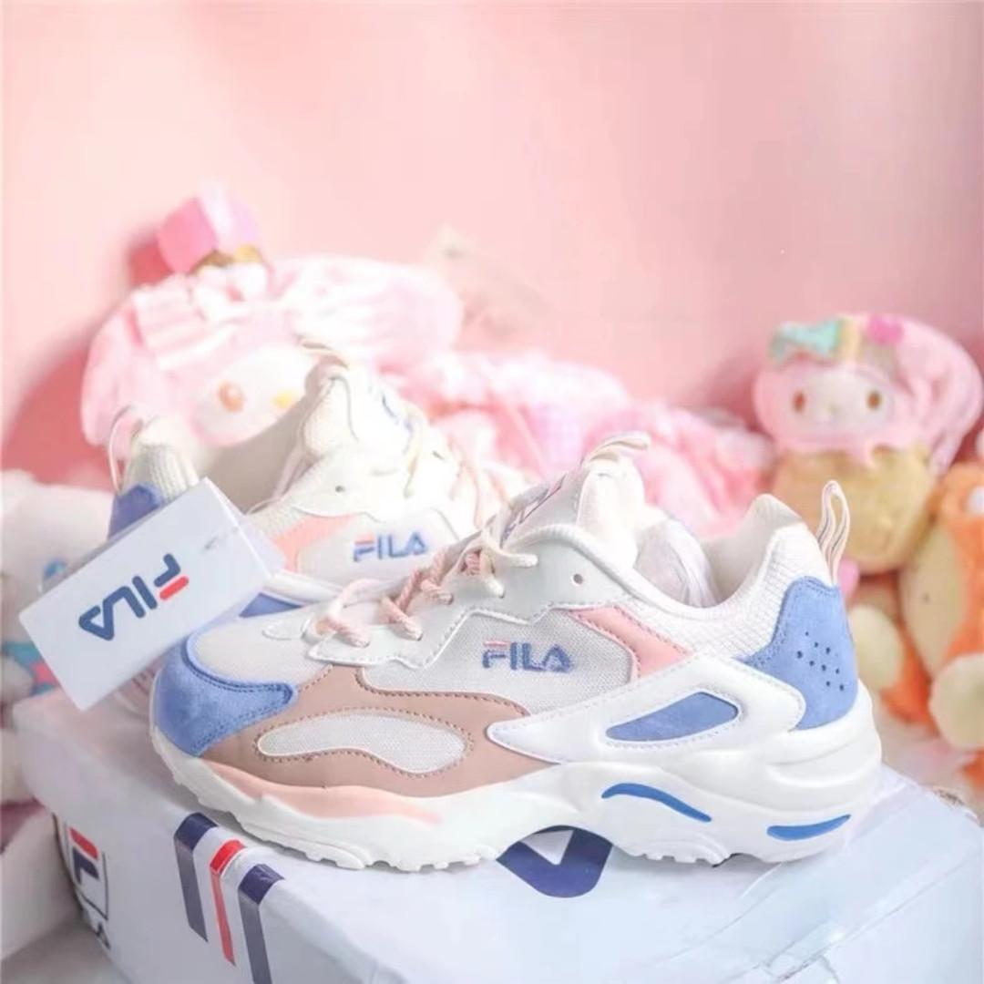 fila pink and blue