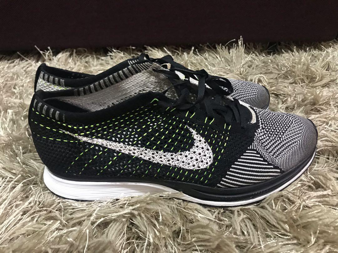 nike flyknit racer orca volt