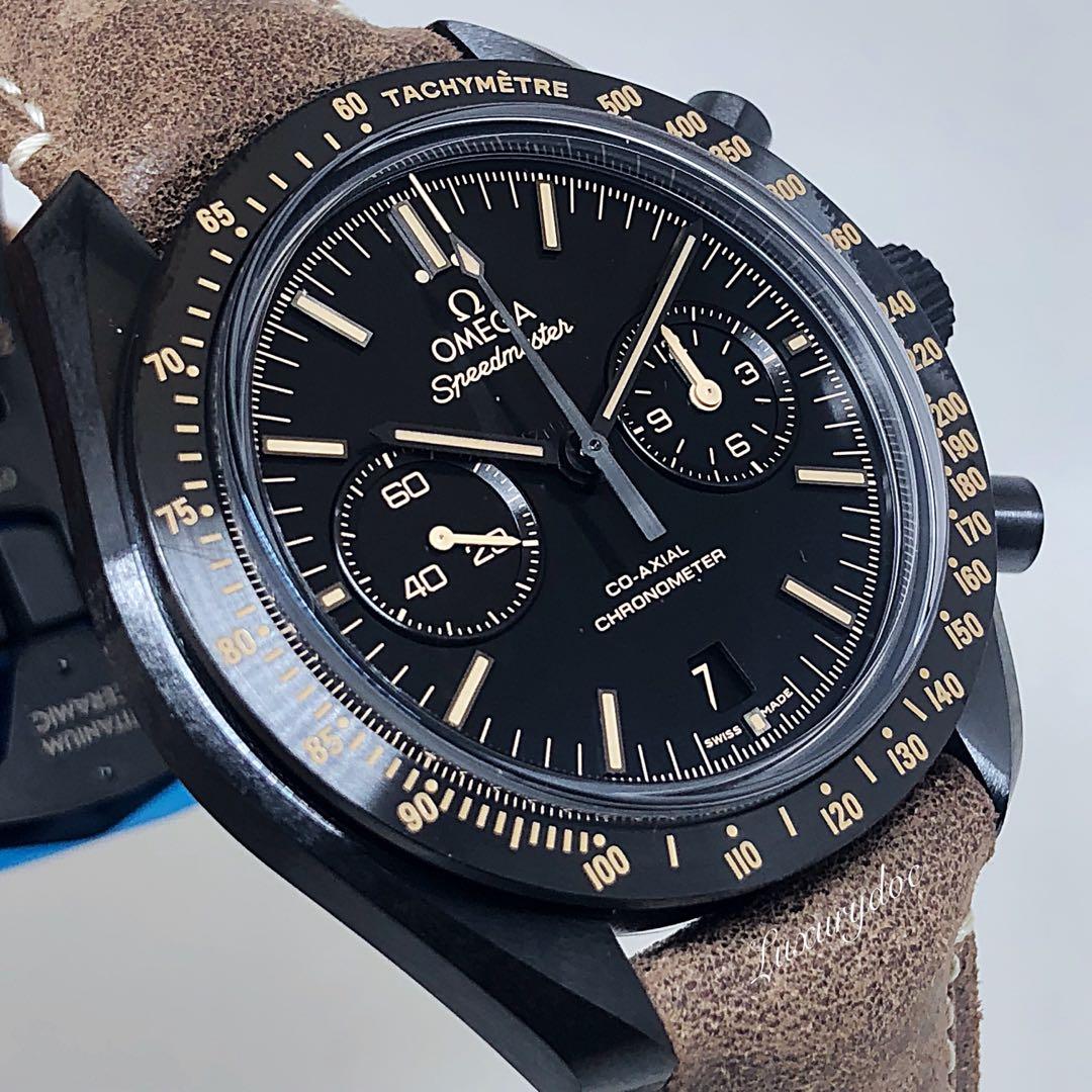 omega speedmaster dark side of the moon vintage black