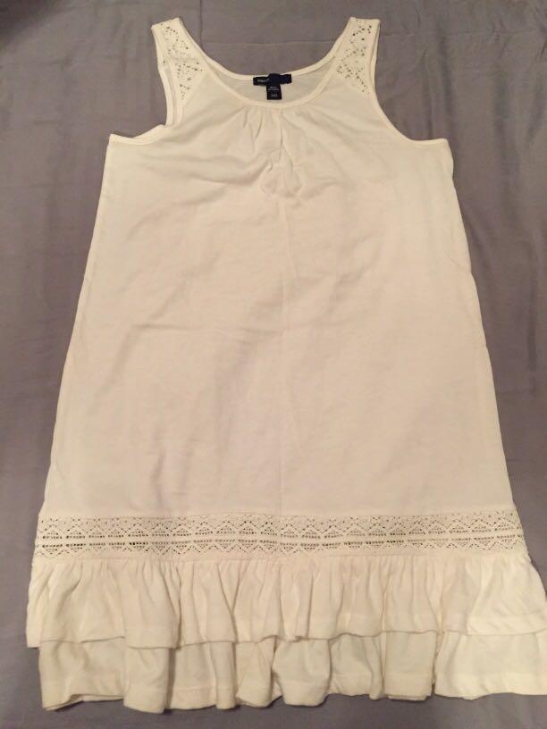 gap kids white dress