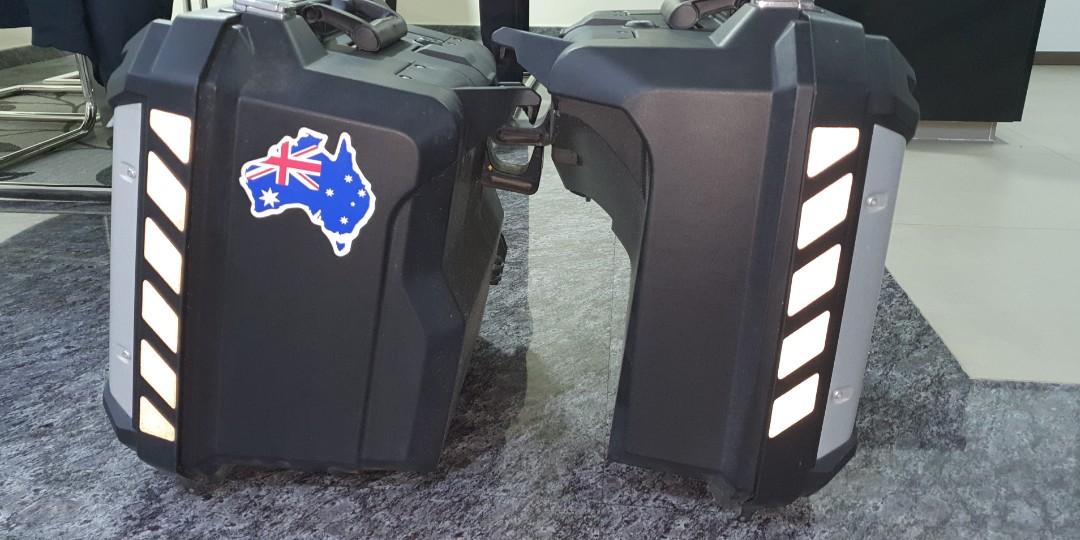 africa twin oem panniers