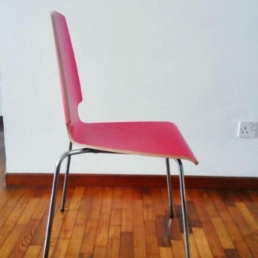Ikea Vilmar Office Dining Chair Total 2 Pieces Furniture Tables Chairs On Carousell You can stack the chairs, so they take less space when you're not using them.