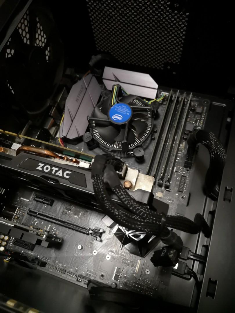 Intel I5 7600 Asus Rog Strix H270f Gaming Motherboard Electronics Computer Parts Accessories On Carousell