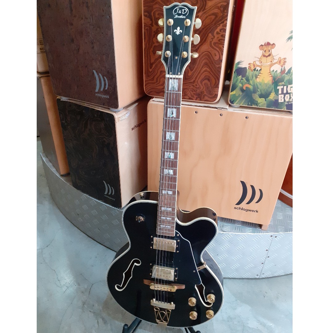 Goodwill Donau Afwijking J&D -Hollow Body Jazz Guitar w/Bag (JD-SA-10) Clearance Sale !, Hobbies &  Toys, Music & Media, Musical Instruments on Carousell