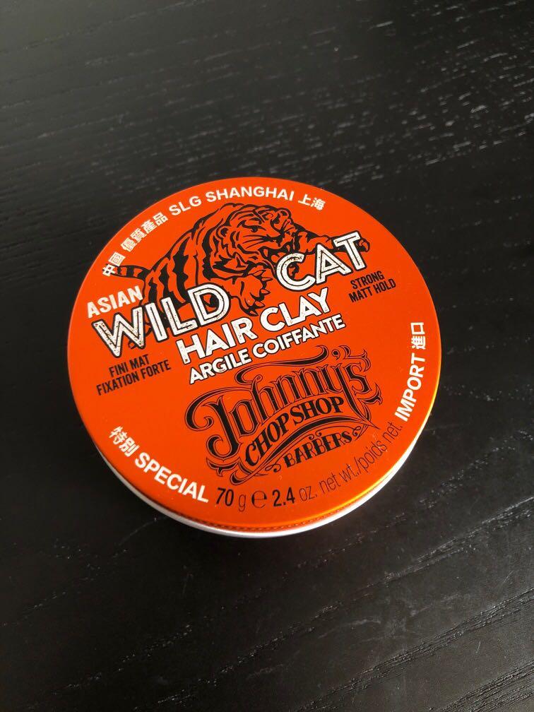 Johnny S Chop Shop Wild Cat Hair Clay Health Beauty Men S