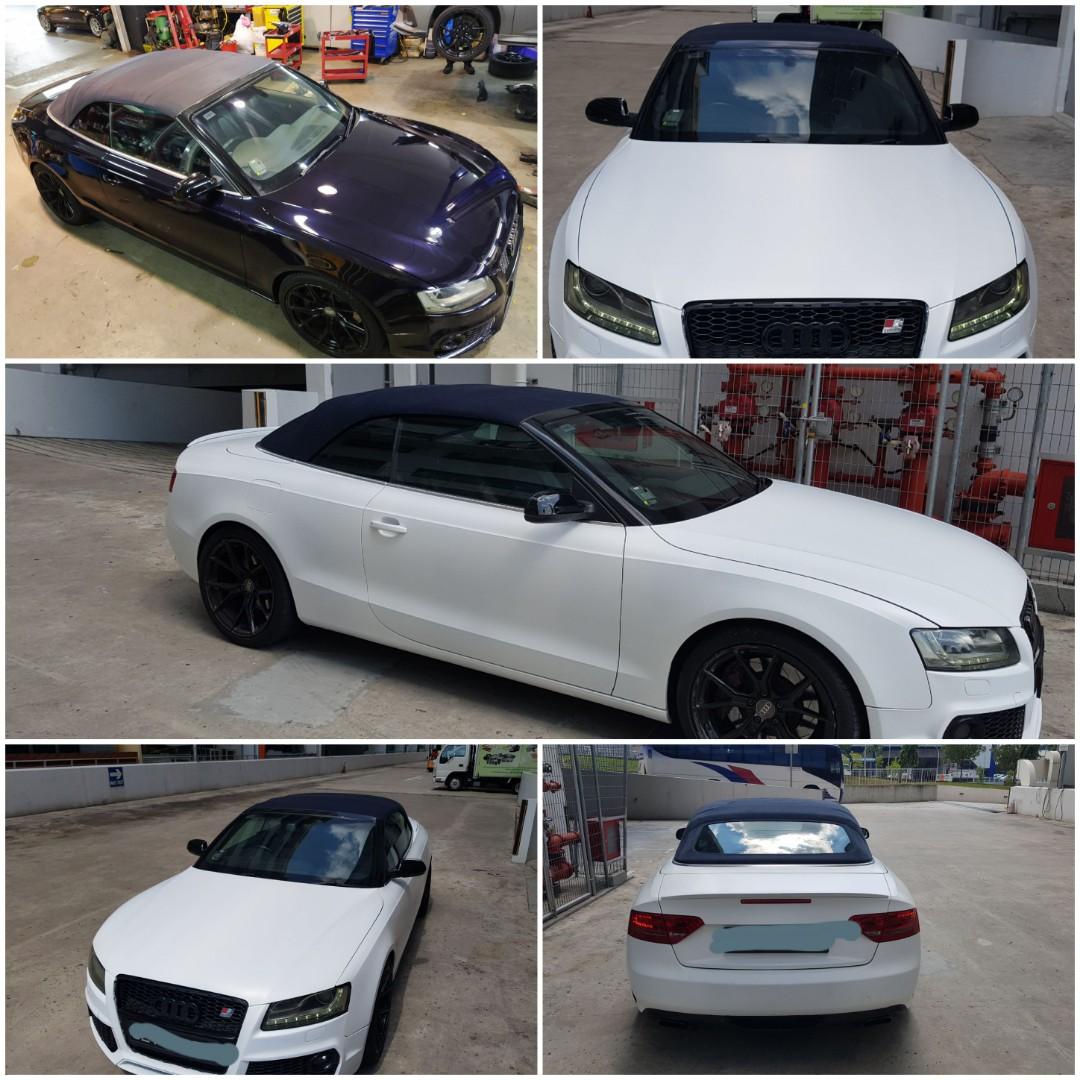 Liquid Wrap Your Old Car Paint With Plasti Dip Matte White Car Accessories Accessories On Carousell