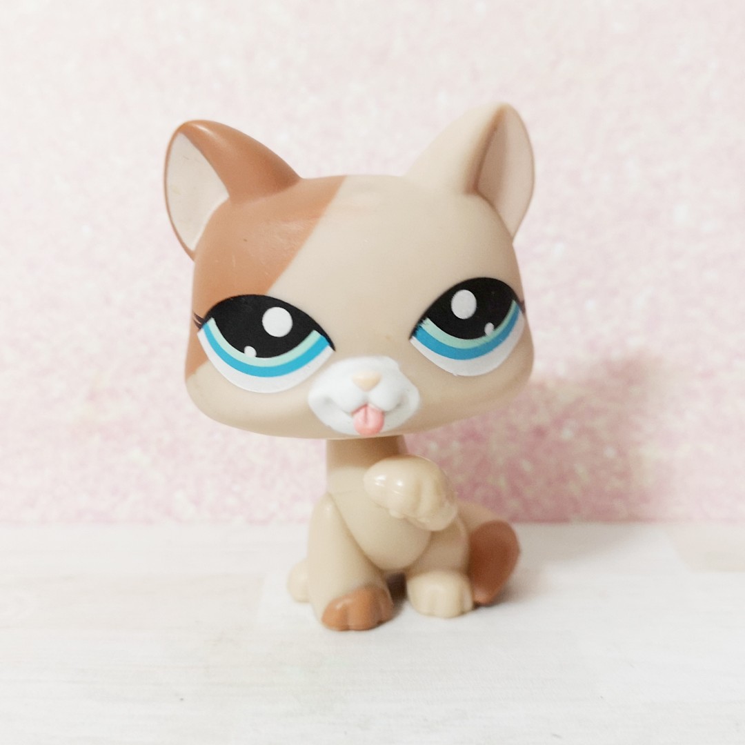 Littlest Pet Shop lps paw up sticker eye cat Hobbies Toys Toys