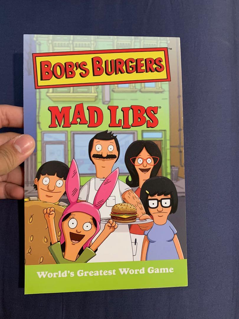 Mad Libs Bob's Burgers edition, Hobbies & Toys, Books & Magazines
