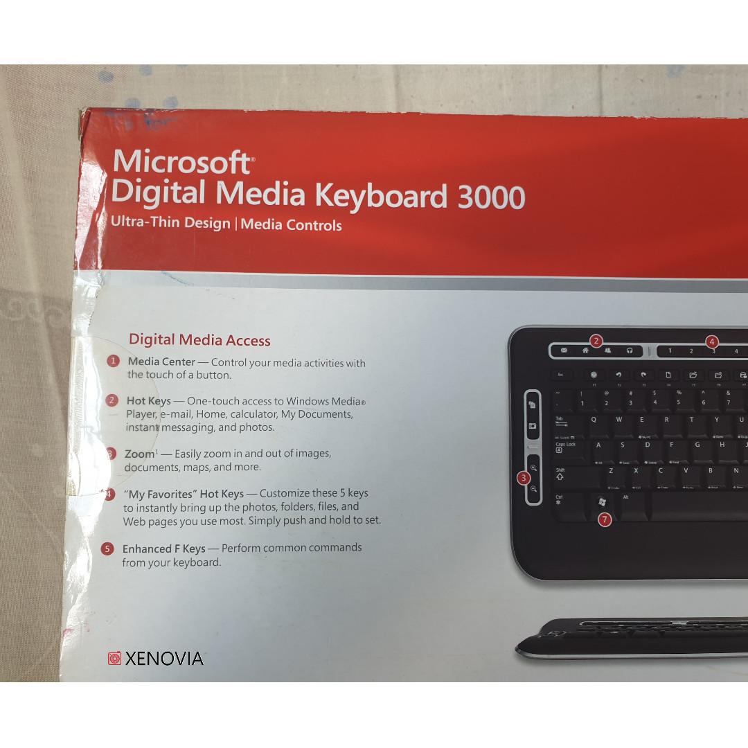Microsoft Digital Media Keyboard 3000, Computers & Tech, Parts