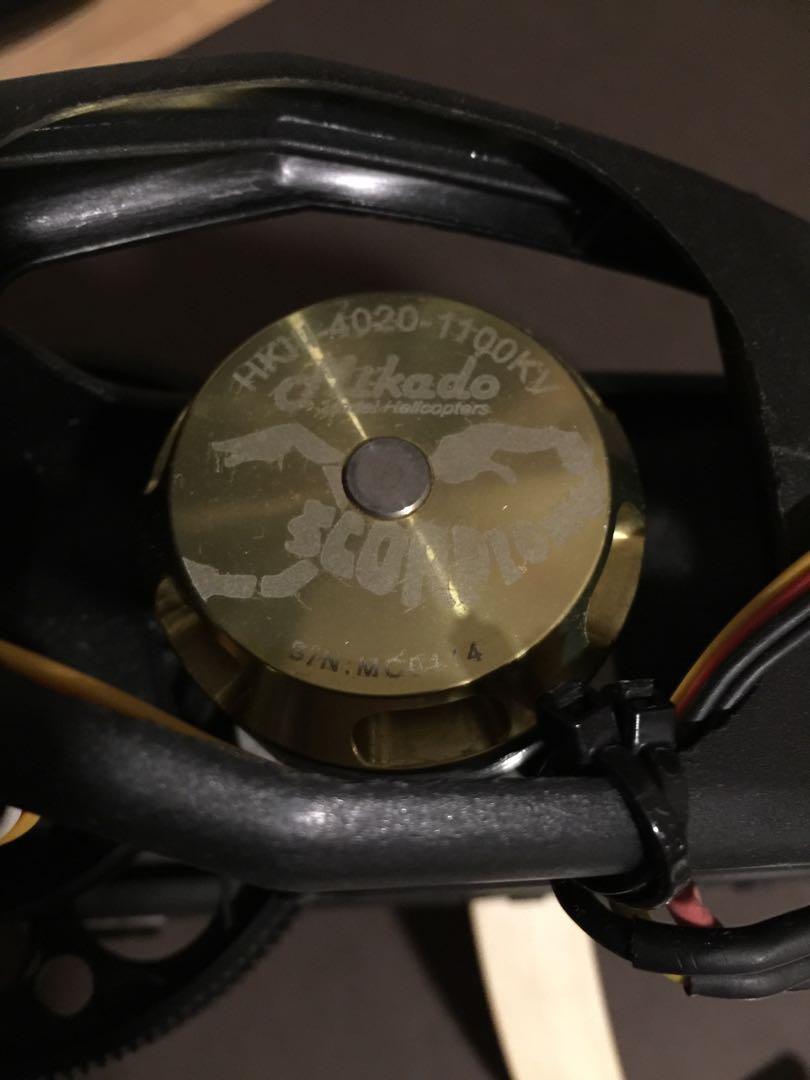 Mikado Logo 500 RC helicopter kit with scorpion motor, Main & tail ...