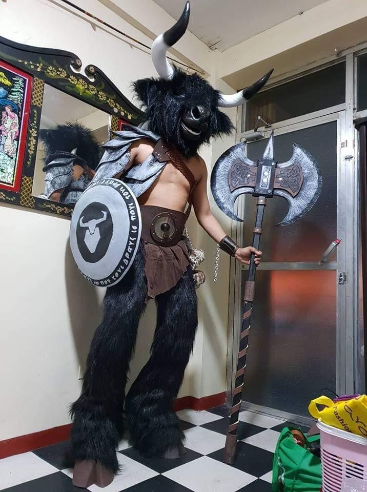 Minotaur Costume, Hobbies & Toys, Stationary & Craft, Occasions & Party Supplies on Carousell