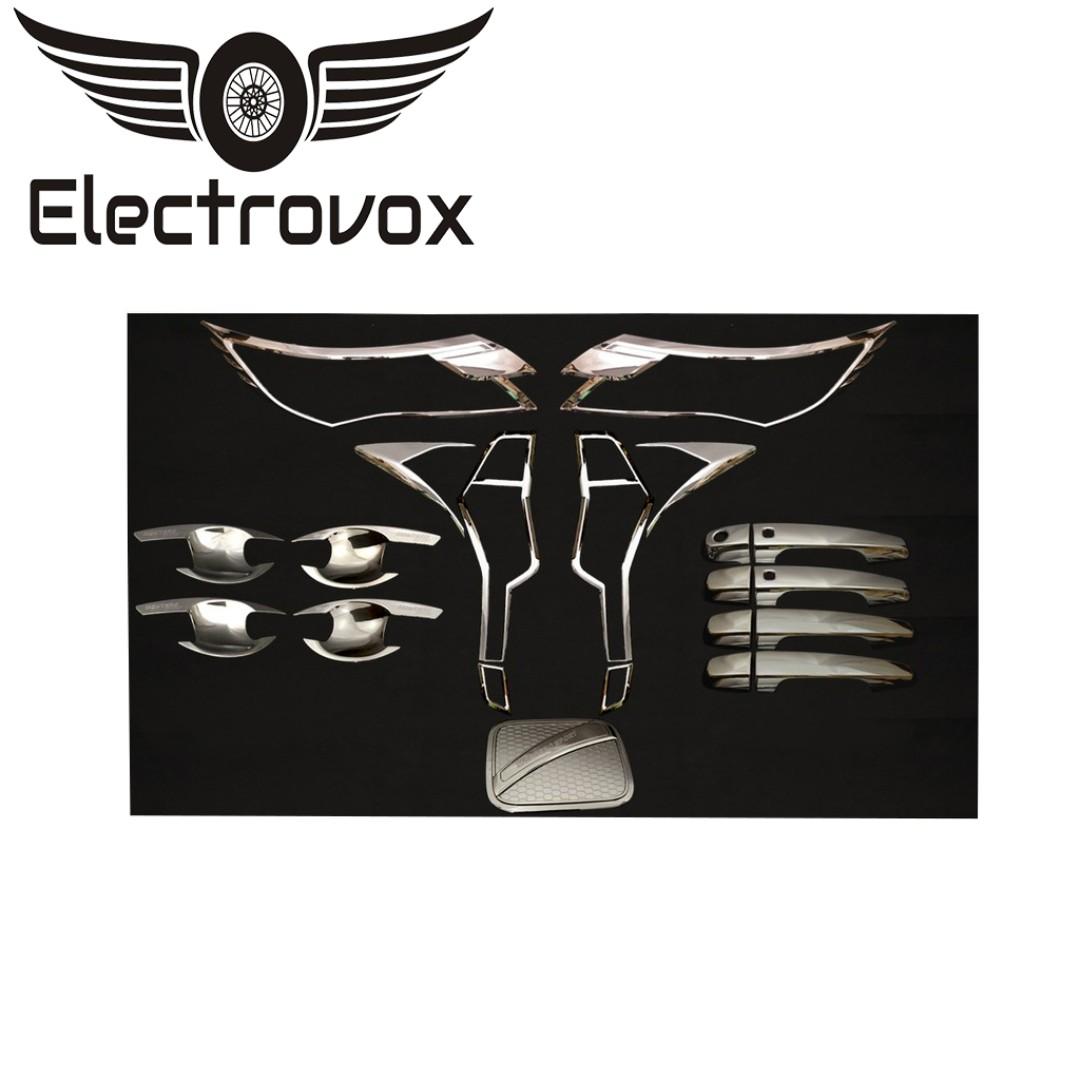 Mitsubishi Montero 2019 GLX VARIANT Combo Set Chrome Head Light Tail