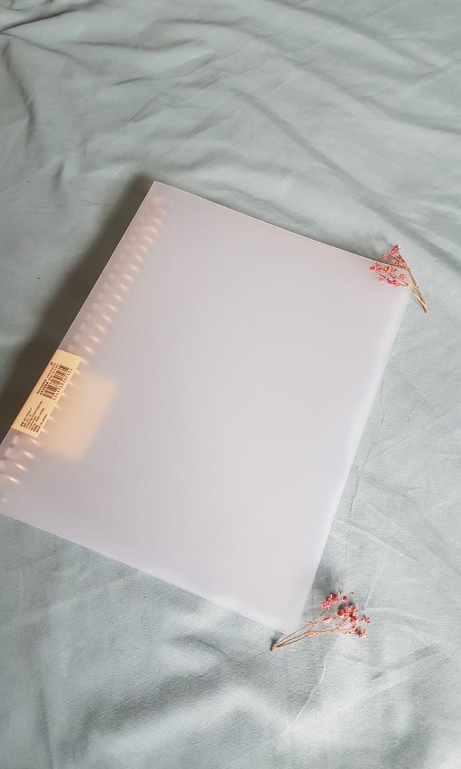 Muji binder/ folder/ file, Hobbies & Toys, Stationery & Craft ...