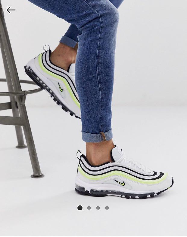 Nike Air Max 97 in white with black and 