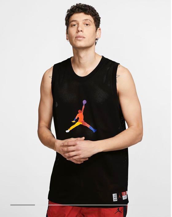 Nike Jordan DNA Jersey in Black, Sports 