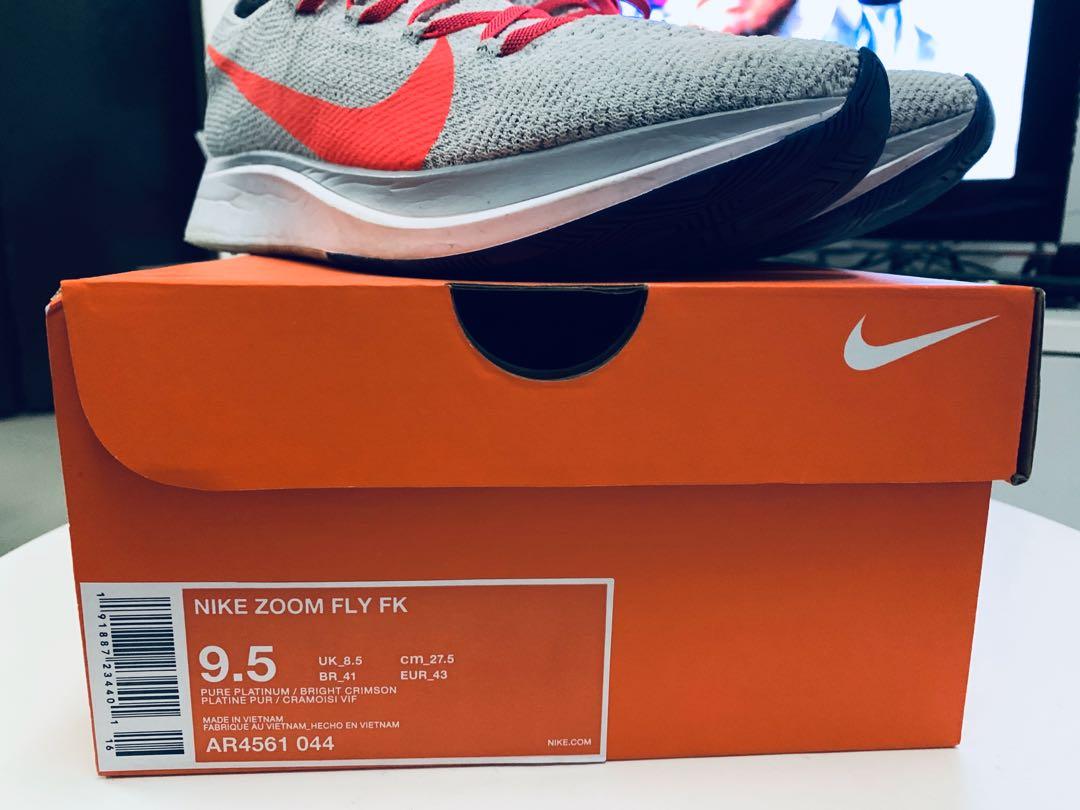 Nike zoom fly flyknit 43 deals