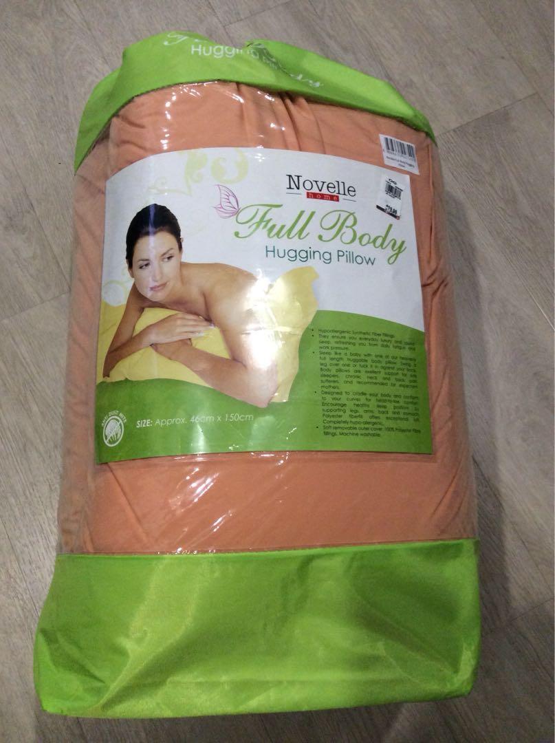 Novelle full body hugging pillow, Furniture & Home Living, Bedding & Towels on Carousell