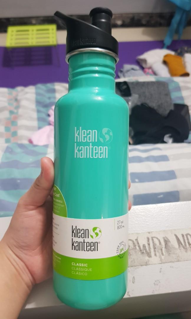 Klean Kanteen 27oz 800ml Classic Water Bottle Sport Cap