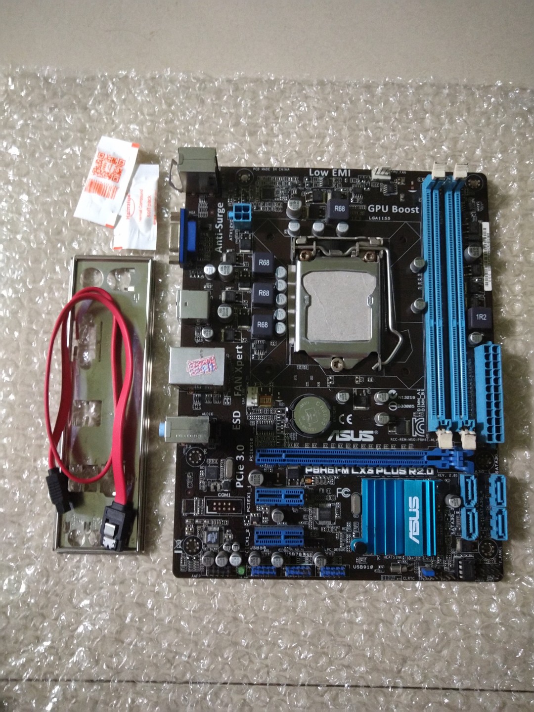 Asus P8h61 M Lx3 Plus R2 0 Desktop Motherboard H61 Socket Lga 1155 For Core I3 I5 I7 Ddr3 16g Sata2 Uatx Original Used Mainboard Aliexpress