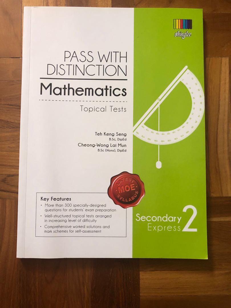 Pass With Distinction Sec 2 Math Hobbies Toys Books Magazines Assessment Books On Carousell