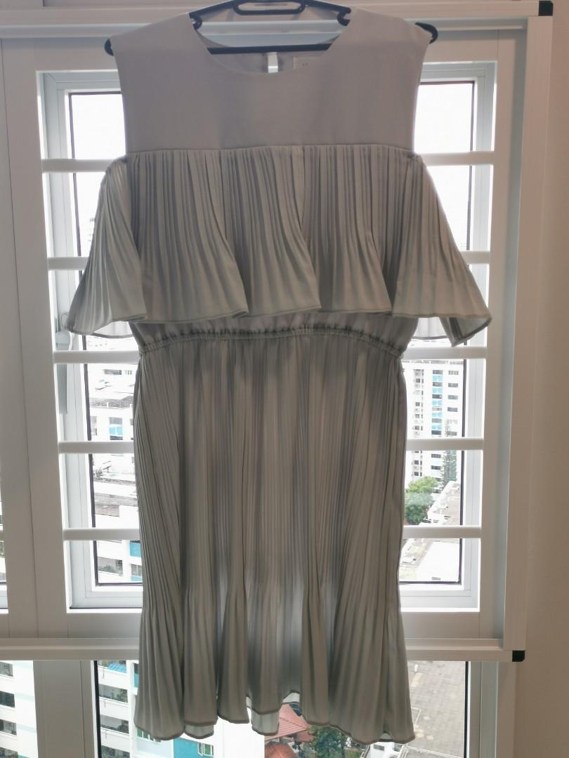 Pastel grey dress, Women's Fashion, Dresses & Sets, Dresses on Carousell