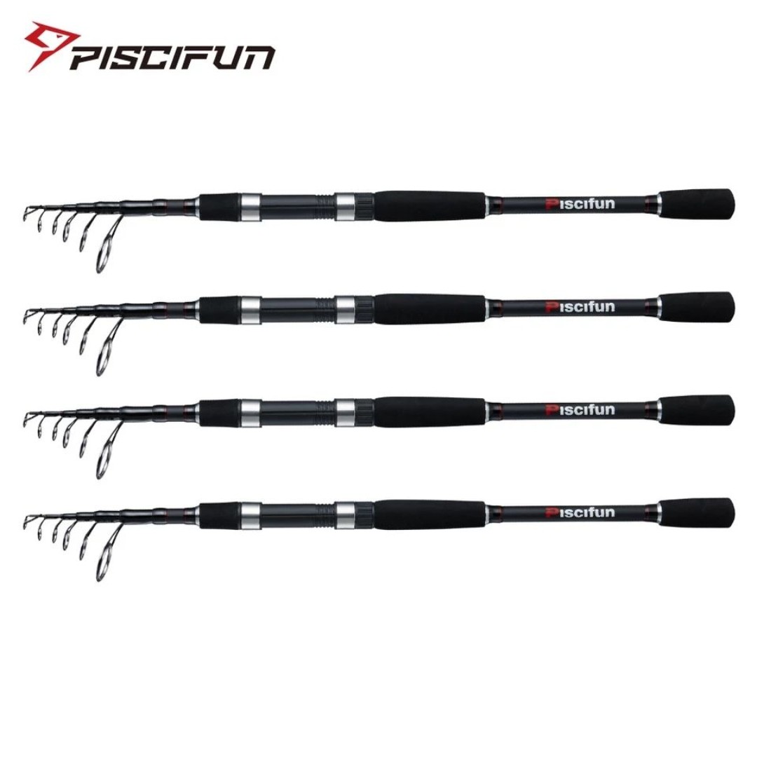 Piscifun Traveller Telescopic Spinning Rod, Sports Equipment, Fishing ...