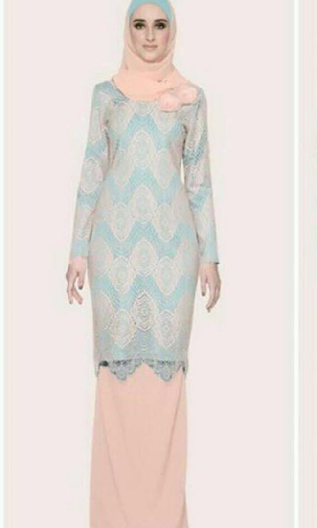 Preloved Rizman Ruzaini Kurung Muslimah Fashion Two Piece On Carousell