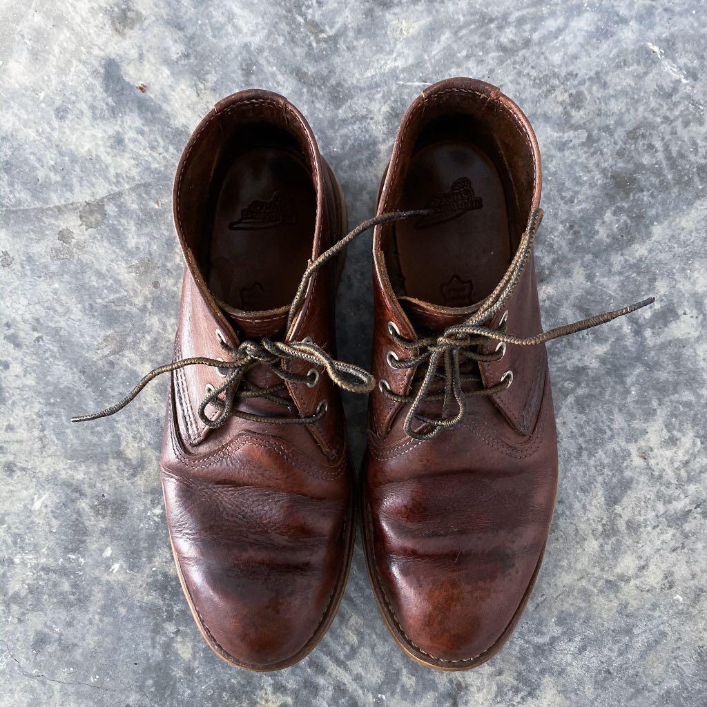 Red wing work chukka boots store
