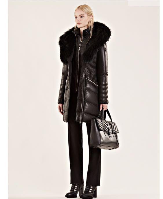 Rudsak lamb leather winter jacket xs Luxury on Carousell
