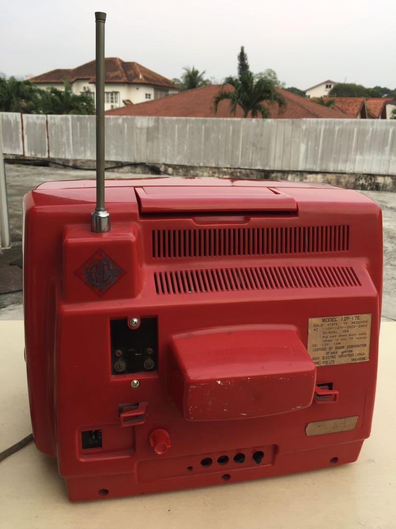 Sharp IC Solid State TV receiver, Furniture & Home Living, Home Decor