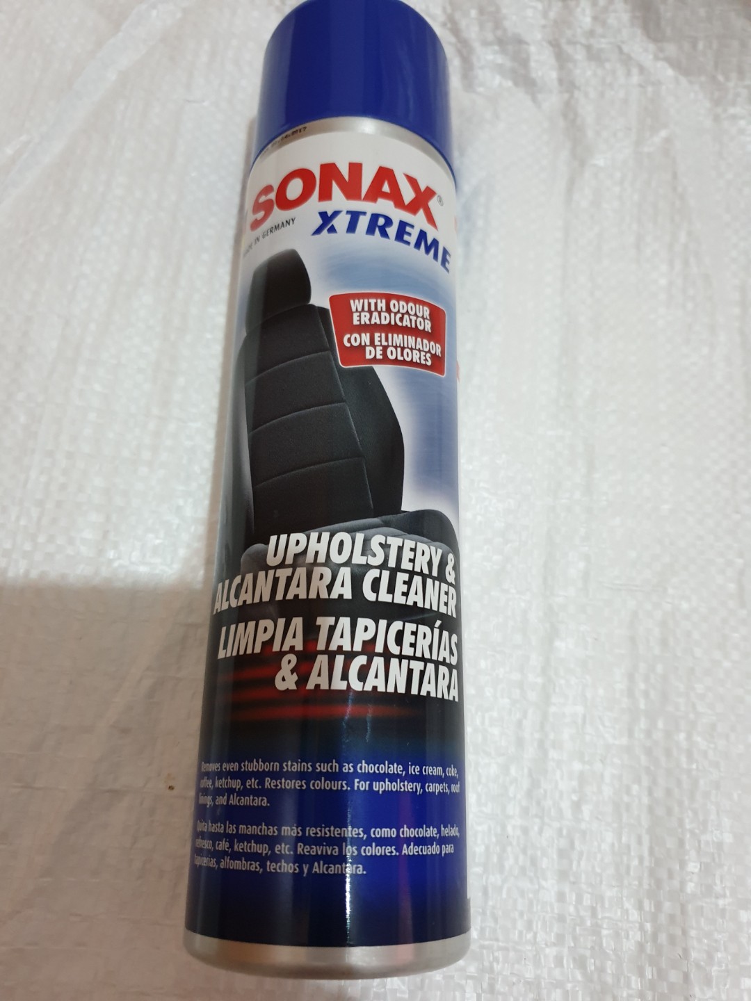 Sonax Xtreme Upholstery and Alcantara cleaner, Car Accessories