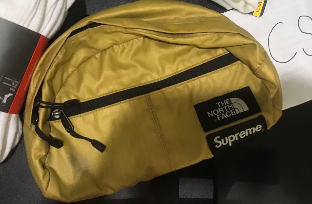 supreme yellow waist bag