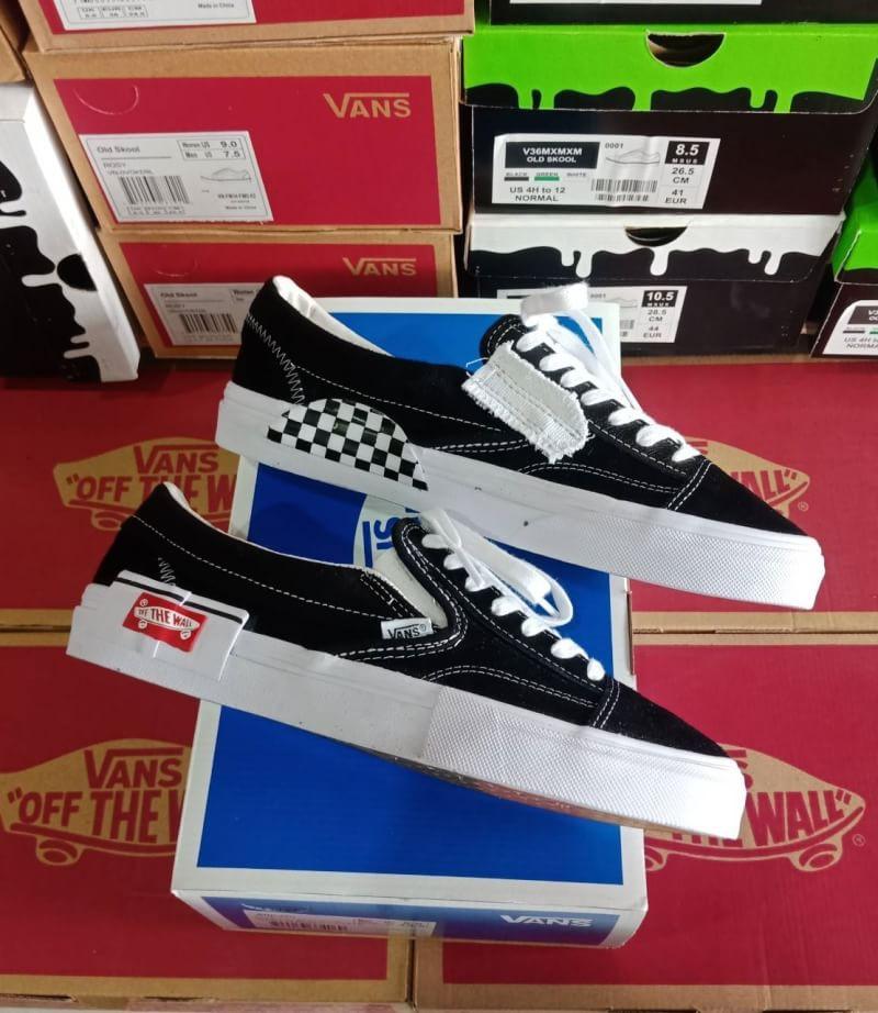 Vans Slip On Cut And Paste Black White Premium ICC BNIB Tag China