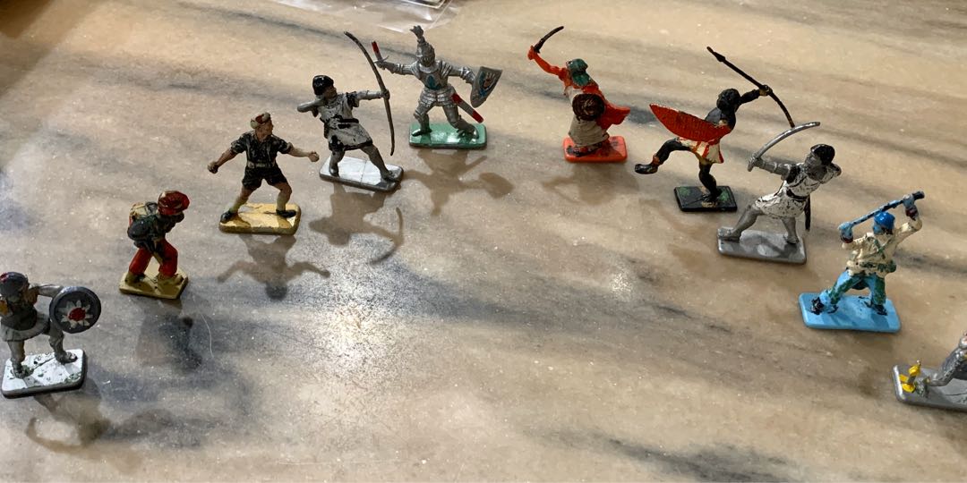 Vintage Toy Soldiers Made in England by Crescent Toy Co Ltd, Hobbies