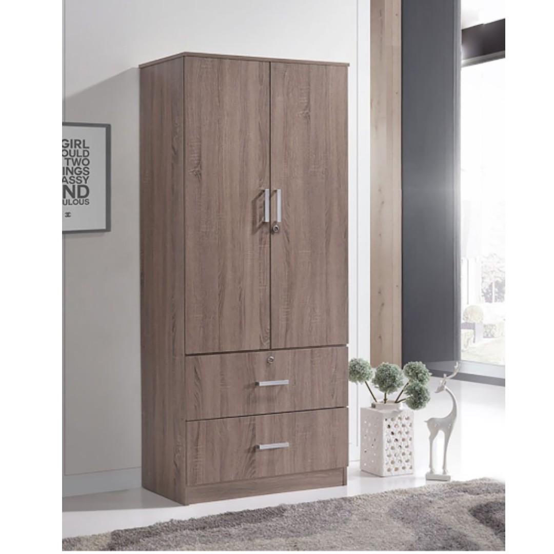 Best Buy Budget Wardrobe Cabinet With Lockable Drawer Storage